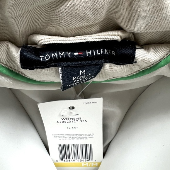 NWT Tommy Hilfiger Mid weight Short Trench type Coat with detachable Hood - Picture 9 of 10